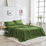 Doz 100% Gots Certified Organic Cotton Sheet Set, Crisp Percale Weave, Long. Fixed Price $127.50.