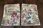 Ralph Lauren Tangier Floral Jute Trim Pillow Case Sham Standard Pair 29" X 22". Fixed Price $35.00.