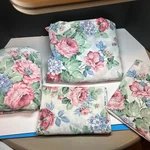 Vtg Rare Sheets By Dan River 4PC French Country Floral Queen Set No Iron Usa. Fixed Price $78.75.