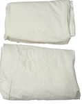 The Vermont Country Store Sheet Set Full Ivory 2PC 100% Cotton Flat Fitted India. Fixed Price $39.99.