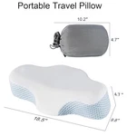 COOLOO8 Portable Lightweight Memory Foam Travel Pillow, New. Fixed Price $17.95.