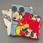 Vintage Disney Mickey Mouse Twin Sheets Fitted Flat Pillow Sham Alarm Zzzz. Fixed Price $49.00.
