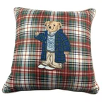Ralph Lauren Pillow Polo Sport Bear Tartan Plaid Preppy Cotton Down Vintage. Fixed Price $128.80.