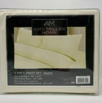 Sheet Set Queen Ivory Beige Amy Miller Home 4 Piece New. Fixed Price $27.95.