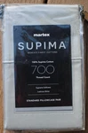 Martex Supima 700 Thread Count Standard Pillowcase Pair Color Limestone Nos. Fixed Price $26.51.