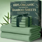 Ultra Soft Organic Bamboo Sheets Cal King 6PCS Sage Green - Cooling & Deep Pocke. Fixed Price $149.99.