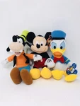Disney Goofy Donald & Mickey Mouse 10 Plush Just Play Stuffed Dolls 2012 Nwt. Fixed Price $15.99.