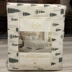 Lenox 6-PIECE Soft & Warm 100% Cotton Flannel Sheet Set, Queen. Fixed Price $38.97.