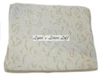 Ralph Lauren Yorkshire Rose Vine Tonal Cal King Fitted Designer Sheet New. Fixed Price $155.99.