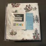 Big Kids Disney Mickey Mouse Heavyweight Flannel Sheet Set Twin, Nwt, Christmas. Fixed Price $38.95.