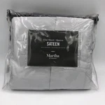 Martha Stewart 400TC Cotton Queen Flat Sheet Gray (finished Size 92X108). Fixed Price $24.00.