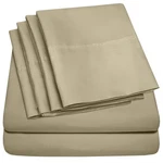 Queen Sheets Sage - 6 Piece 1500 Supreme Collection Fine Brushed Microfiber D.... Fixed Price $41.95.