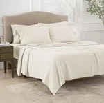 Charisma 6-PIECE Sheet Set Queen Ivory 100% Cotton. Fixed Price $118.00.