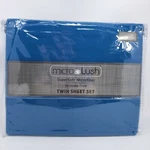 Lush Supersoft Microfiber Wrinkle Free Twin Sheet Set. Fixed Price $25.00.
