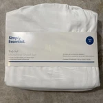 Simply Essential, Truly Soft Twin X-long Sheet Set & Pillowcase. (new).. Fixed Price $14.99.