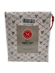 Martha Stewart Flannel Sheet Set Queen - Holiday Bows. Fixed Price $28.80.