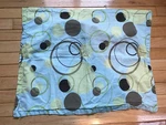 Echo Cotton Multi Color Stripe Twin Top Sheet And Pillowcase. Fixed Price $14.00.