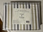 Vince & Vivian 4 Piece Sheet Set Full New Package Pin Stripe 100 Polyester. Fixed Price $28.50.