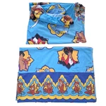 Vintage 90S Disney Aladdin Twin 2 Piece Fitted And Flat Sheet Bedding Set. Fixed Price $32.49.