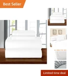 Elegant King Bedding Set - 1500 Count Sheets With Deep Pocket Comfort. Fixed Price $35.99.