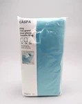 Ikea Gaspa King Size Sheet Set Turquoise Blue 100% Cotton 310 Thread Count New. Fixed Price $59.99.