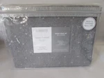 Dormisette Luxury Heavy Weight Flannel Queen Sheet Germany Dark Grey Dots. Fixed Price $138.00.