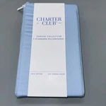 Charter Club Damask Collection 2PK Standard Pillowcases- Blue- New. Fixed Price $20.00.