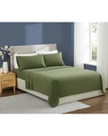 Brooklyn Loom Essential 100% Cotton Sheet Set 4 Pc Bed Size Twin Xl. Fixed Price $44.99.
