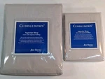 New Cuddledown Duvet Cover Oversize King Driftwood Feathwght Batiste + 2 Pillowc. Fixed Price $122.50.