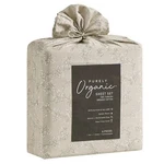 Purely Organic 100% Turkish Cotton Sheet Set Queen Ecru Branch Design. Fixed Price $49.99.