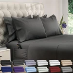 Dreamcare Size Sheets - 6 Pcs Breathable Cooling Bed Full, 10 Gray. Fixed Price $60.06.