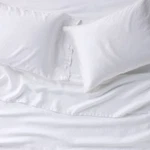 Casaluna Queen 100% Linen Sheet Natural Flax Set Bedding White 4PCS. Fixed Price $139.00.