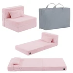 Folding Sofa Bed Floor Mattress For With Pillow, Washable Nap M.... Fixed Price $114.57.