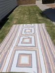 Vera By Burlington Vintage Twin Flat Sheet & King Pillow Set 70'S Colors.. Fixed Price $25.00.