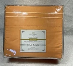 New Cosy House Collection 1500 Series Cal King Bed Sheet Set Pastel Orange. Fixed Price $29.99.