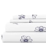 Home Collections Indigo Floral Queen Sheet Set. Fixed Price $38.00.
