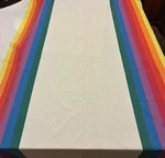 Vintage Wamsutta Rainbow Bed Sheet & Pillow Case- Twin Flat Standard 70. Fixed Price $38.00.