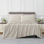 Kirkland Signature 680 Thread Count 6-PIECE Sheet Set, Queen Oatmeal Repackaged. Fixed Price $74.99.