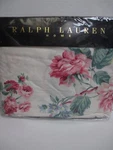 Ralph Lauren Lorraine White Pink Floral Fitted Sheet - Queen. Fixed Price $249.99.