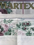 New Old Stock Martex Twin Top Sheet & Matching Pillowcases Tuilleries Rose. Fixed Price $28.00.