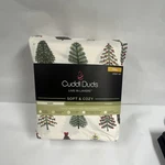 Cuddl Duds Full Microfiber Sheet Set Christmas Trees Extra-deep Fit Oeko-tex. Fixed Price $35.00.