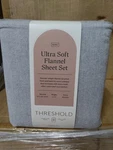 Threshold King Ultra Soft Flannel Sheet Set. Fixed Price $25.00.