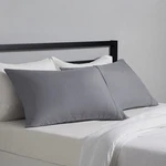 Amazon Basics Pillowcases Set Of 2 - Standard, Dark Gray. Fixed Price $10.79.