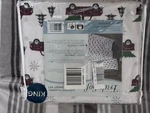 True Soft King Sheet Set Cotton Flannel Truck Tree Christmas Holiday. Fixed Price $45.00.