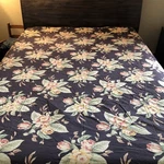 Ralph Lauren Charleston Black Floral King Fitted Sheet. Fixed Price $94.99.