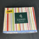 Ralph Lauren Home Harbor View Stripe Twin Flat Sheet. New Pkg Usa. Fixed Price $31.00.
