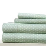 Linen Market 4 Piece Full Bedding Sheet Set (jade Arrows) - Sleep Better Than.... Fixed Price $38.77.