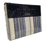 Ralph Lauren Allister Hagan Blue Queen Size Flat Sheet - New. Fixed Price $109.95.