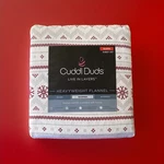 Cuddl Duds Queen Size Heavyweight Flannel Sheet Set Snowflake Fairisle MAR26. Fixed Price $59.79.