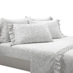 Lush Decor Garden Of Flowers Ruffle Sheet Set Full 6 Piece Gray - Floral. Fixed Price $79.88.